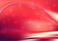 Red Heart Fractal Background Vector Illustration Design Royalty Free Stock Photo