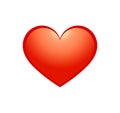 Red heart gradient icon