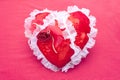 Red heart Royalty Free Stock Photo