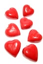 Red heart lockets Royalty Free Stock Photo