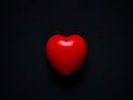 Red heart. Love, care, and Valentine Day concept Royalty Free Stock Photo