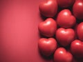 Red heart. Love, care, and Valentine Day concept Royalty Free Stock Photo