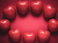 Red heart. Love, care, and Valentine Day concept Royalty Free Stock Photo