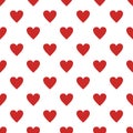 Red heart pattern seamless