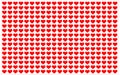 Red heart shape symbol love, Valentine Day, pattern for background Royalty Free Stock Photo