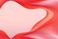 a red heart shaped abstract background with a white space for text Royalty Free Stock Photo
