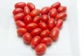 Red heart shaped tomatoes Royalty Free Stock Photo
