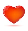 Red heart symbol