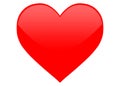 Red heart Royalty Free Stock Photo