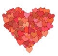 Red hearts Royalty Free Stock Photo