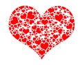 Red hearts