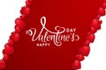 Red hearts, beautiful concept of Valentines day - for stock