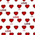 Red Hearts pattern