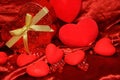 Red Hearts Valentine Background