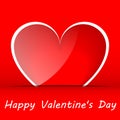 Red hearts Valentines Royalty Free Stock Photo