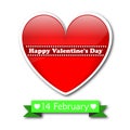 Red hearts Valentines Royalty Free Stock Photo