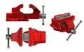 Red Iron Heavy Duty Bench Vise 