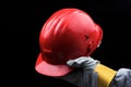 Red helmet Royalty Free Stock Photo