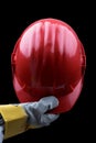 Red helmet Royalty Free Stock Photo