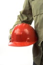 Red helmet Royalty Free Stock Photo