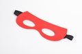 Red Hero Mask Isolated Royalty Free Stock Photo