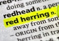 Red herring Royalty Free Stock Photo