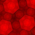 Red Hexagons