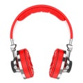 Red Hi-Fi professional headphones