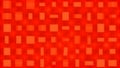 Red hi-tech cg pattern of geometry boxes - randomization - abstract 3D rendering Royalty Free Stock Photo