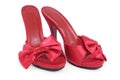 Red High Heel Slippers Royalty Free Stock Photo