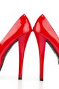 Red high heels Royalty Free Stock Photo