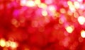 Red holiday bokeh. Abstract Christmas background Royalty Free Stock Photo