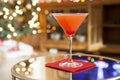 Red Holiday Martini Cocktail