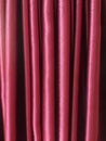 red home curtain wavy texture