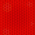 Red Hot Abstract Honeycomb Background