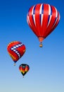 Red hot air balloon Royalty Free Stock Photo