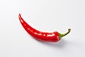 Red hot chili pepper isolated on white background Royalty Free Stock Photo