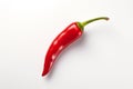 Red hot chili pepper isolated on white background Royalty Free Stock Photo