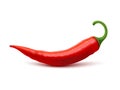 Red Hot Chili Pepper Realistic Image Royalty Free Stock Photo