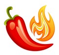 Red hot chili pepper Royalty Free Stock Photo