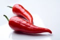 Red hot chili peppers closeup