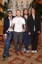 Red Hot Chili Peppers ,photo session at the Four Season Hotel : Chad Smith, Flea, John Frusciante, Anthony Kiedis