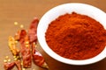 Red hot chili powder Royalty Free Stock Photo