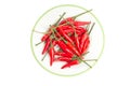Red hot chillies pepper. Royalty Free Stock Photo