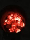 Red Hot Coal Royalty Free Stock Photo