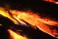 Red Hot Fire Royalty Free Stock Photo