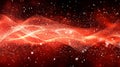 Red Hot Fire Stream Abstract, Ideal for Technology, Science, Artistic, or Futuristic Wallpapers Royalty Free Stock Photo