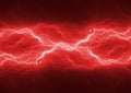 Red hot lightning, Royalty Free Stock Photo