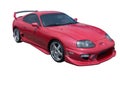 Red Hot Toyota Supra Royalty Free Stock Photo