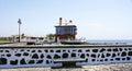 Red house on the beach of Arrieta, Lanzarote